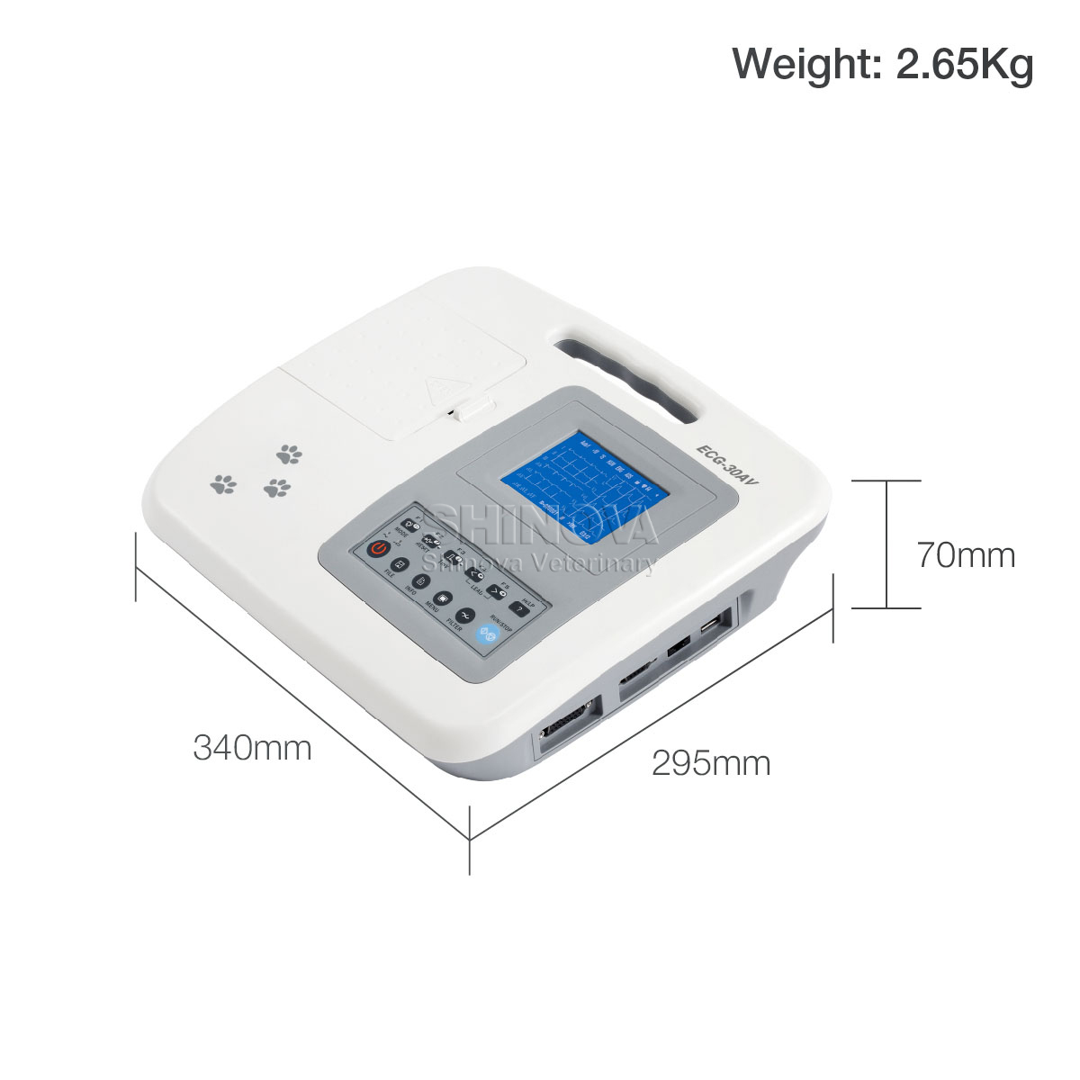 ECG-30AV_ 尺寸